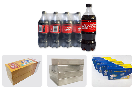 Heat shrink sealing and cutting packaging machine