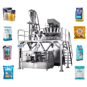 Pre-made Pouch Packaging products filling zipper bag automatic packing machine for food